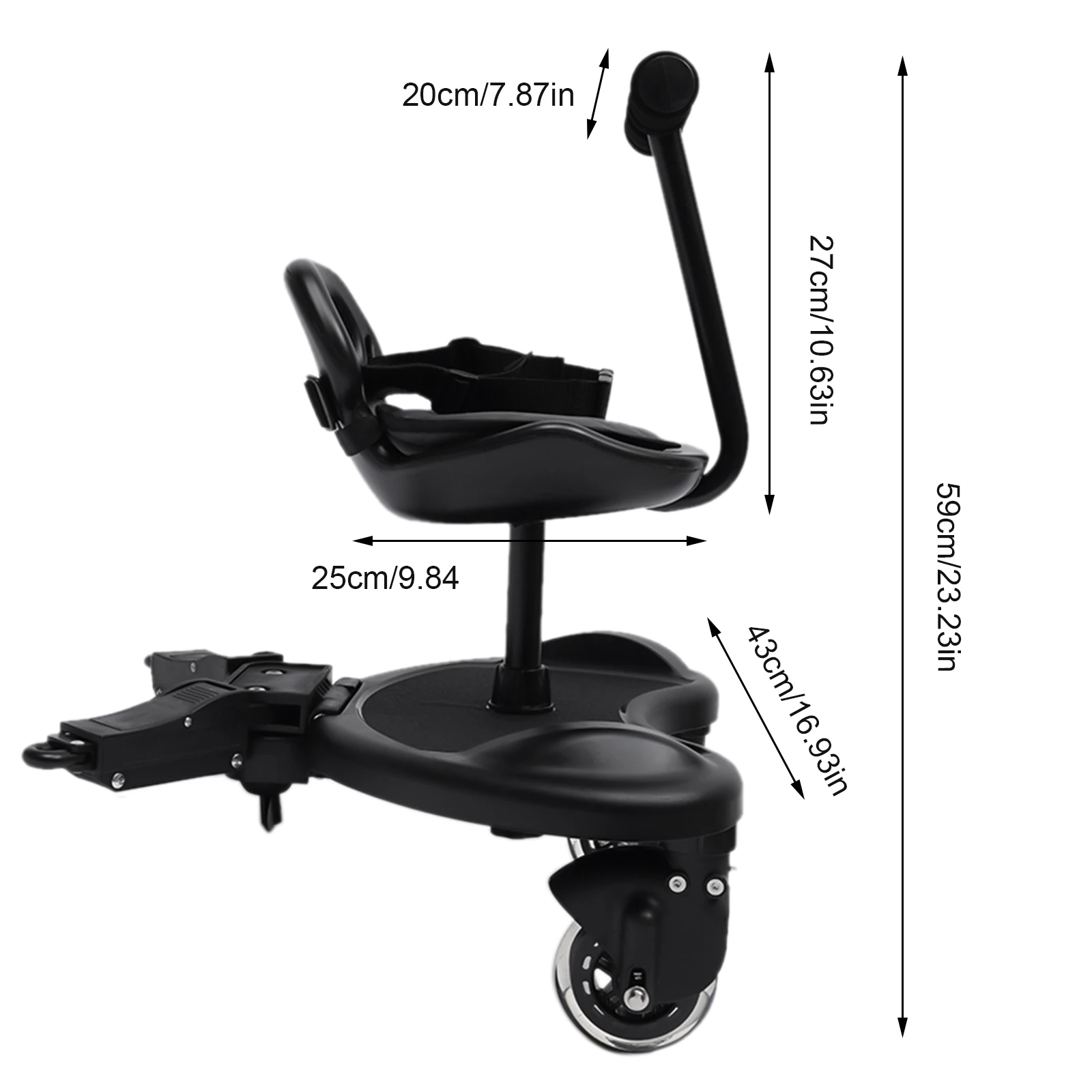 NEWEST 2in1 Sit& Stand Child Rider Stroller S2cf9fb4872f44695901fbaf8c406726aY