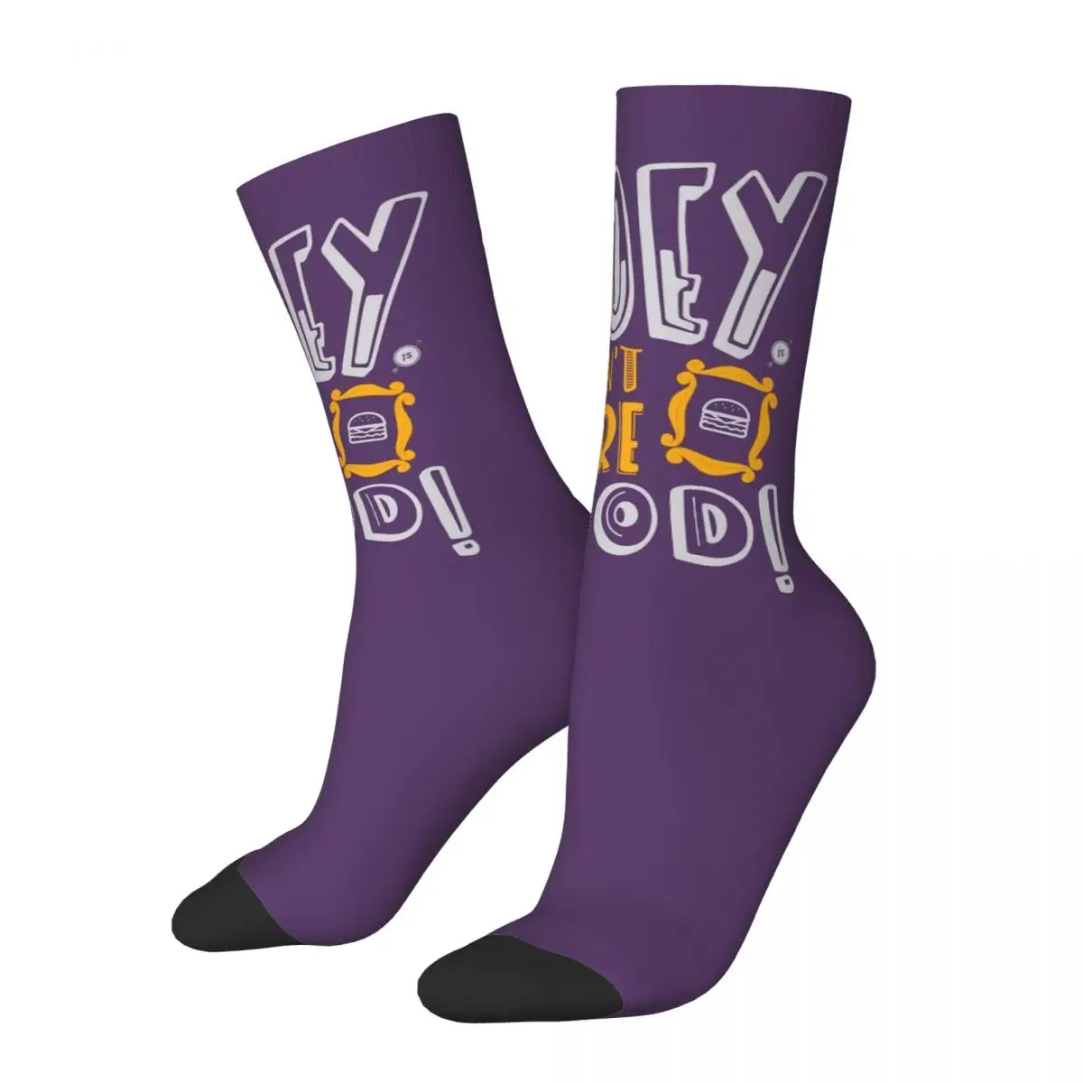 3D printing cosy Unisex Socks,Windproof JOEY DOESN'T SHARE FOOD TV Show Interesting Four Seasons Socks