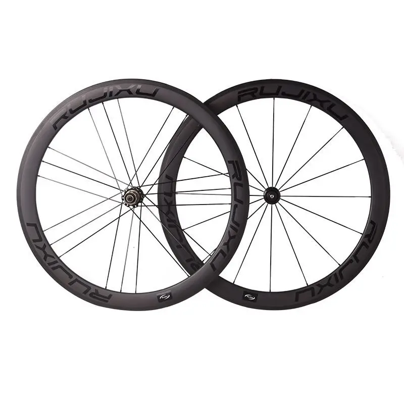

RUJIXU road wheel set Carbon knife carbon fiber C/V brake road wheel set 700C road bike wheel set