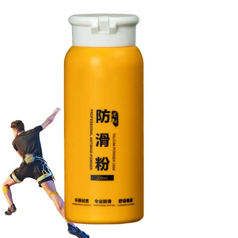 Chalk For Weightlifting 200ml Hand Chalk Powder Sweat-Resistant Loose Gym Grip Enhancer Magnesium Carbonate For Rock
