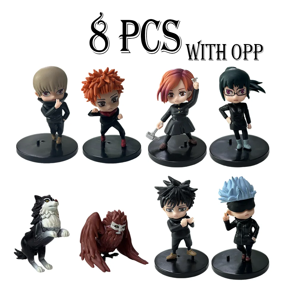 Jujutsu Kaisen 9cm Figur Q-Version Satoru Gojo Itadori Yuji Nobara Megumi Sammlerfiguren Geburtstagsgeschenk – Detail 4