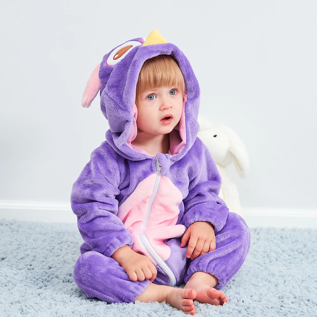 

Baby Rompers Winter Kigurumi Owl Costume Girls Boy Toddler Animal Jumpsuit Infant Koala Clothes Pyjamas Kids Overalls Ropa bebes