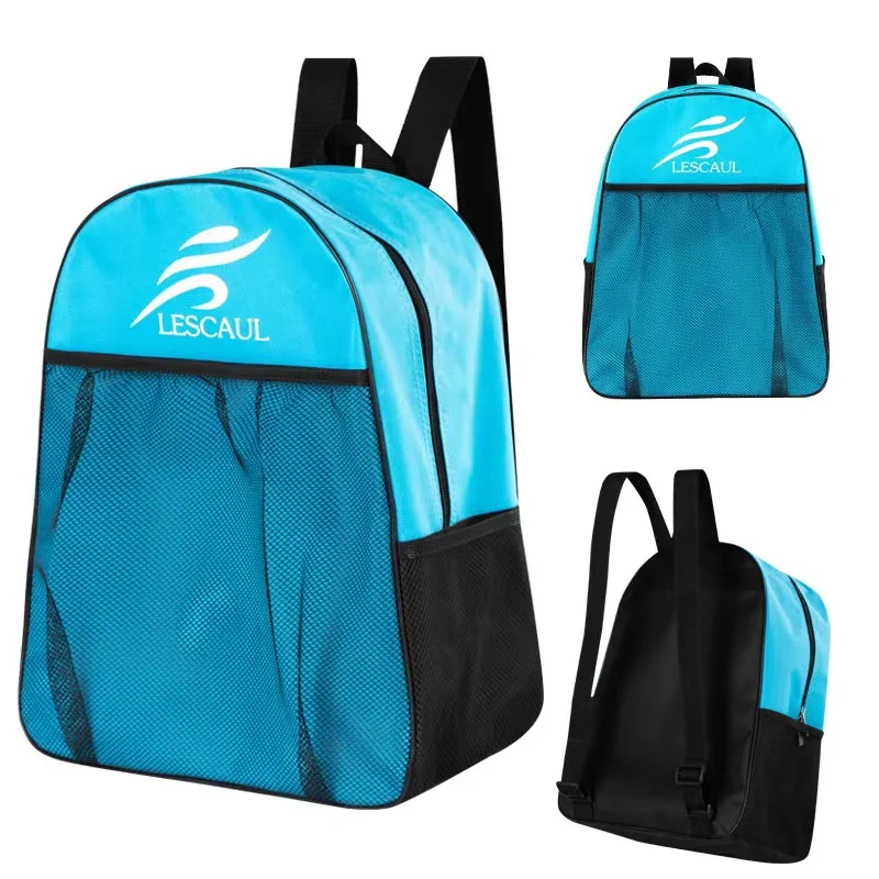 Pink Blue Thicken Children's Roller Inline Skate Shoes Carry Bag Special Ice Skating Boots Ventilation Large Capacity Backpack