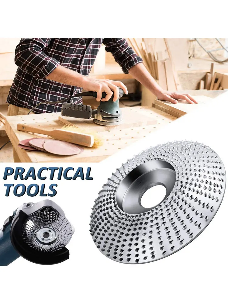 Extreme Shaping Disc 5/8 Inch Bore Wood Carving Disc Compatible Woodworking Angle Grinder Attachment sanding discs cutting discs sanding disc cutting disc grinding disc