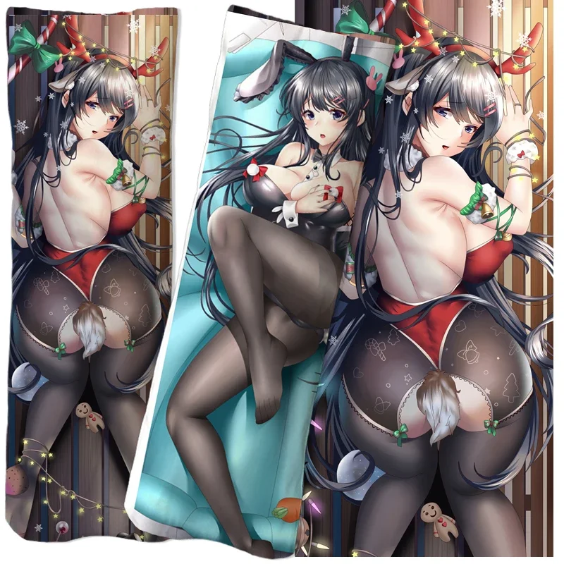 

Anime Game Seishun Buta Yarou Sakurajima Mai Dakimakura Pillowcase Cushion Cover Hugging Body Pillow Case Otaku Pillow Cover