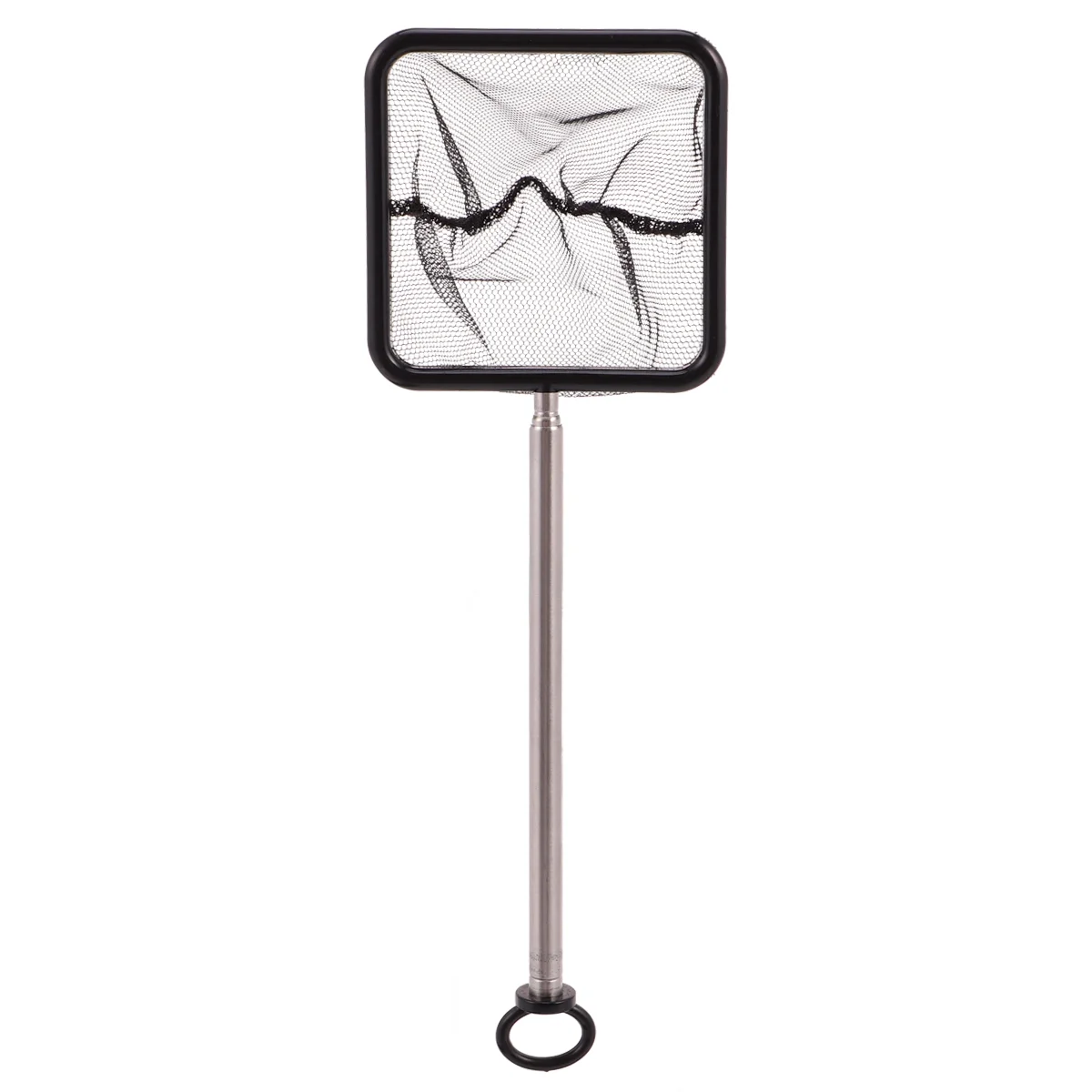 Acquario Fish Net Tank Manico Telescopico In Acciaio Inossidabile Fish Mesh Asta Pieghevole Estensibile Lunga Per Betta Aquarium Pond Supplies