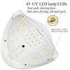 Nail Dryer Machine Professional Manicure Lamp UV ELD High Power Nail Light With Auto Sensor Smart Nail Salon Equipment Tools 5