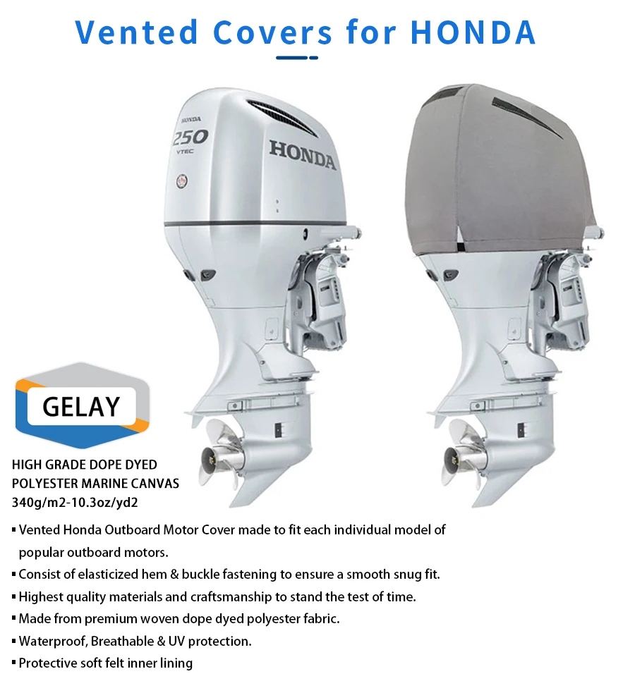 Flickermarine Ventilation Covers for Honda 175 HP Outboard Engines BF175,BF200,BF225(2010)