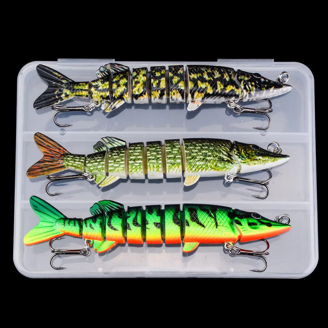 Vieux Leurre Bomber 8 Pouces Bleu Tigré - Pêche Muskie Et Gros Poissons