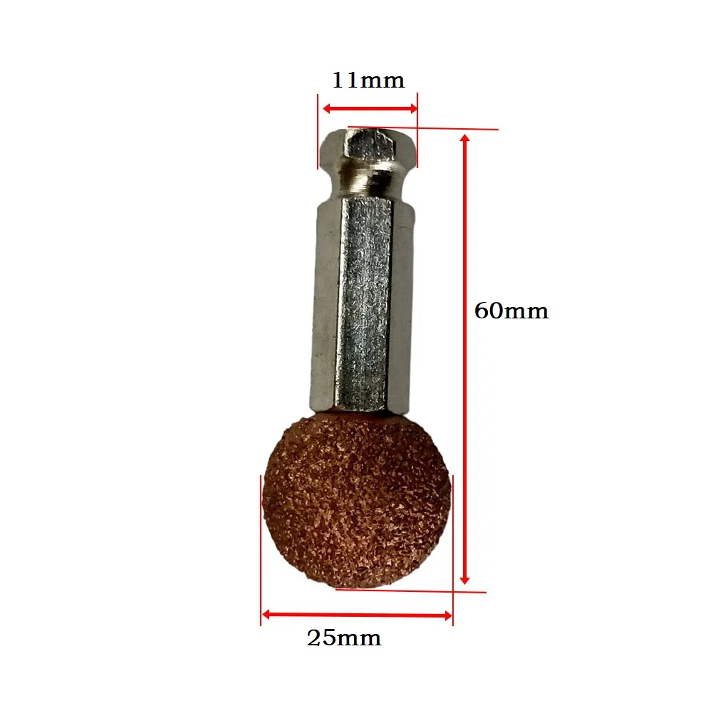 Buffing Wheel Ball Rasp Tungsten Alloy Tyre Repair Tool Grinding Head Rasp Large Buffer Ball High Speed/Low Speed andoer aluminum alloy ball head