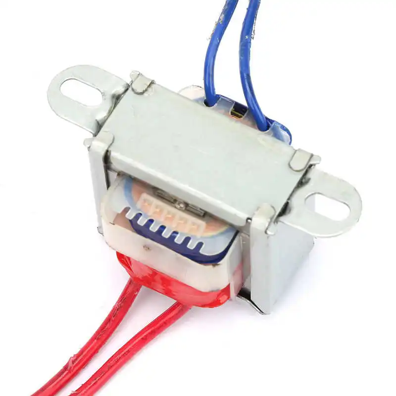 Voltage converter power transformer AC 220V to AC 12V 24V EI Single Power Transformer 2W 50Hz Converter Pure Copper Wire Isolation Transformer