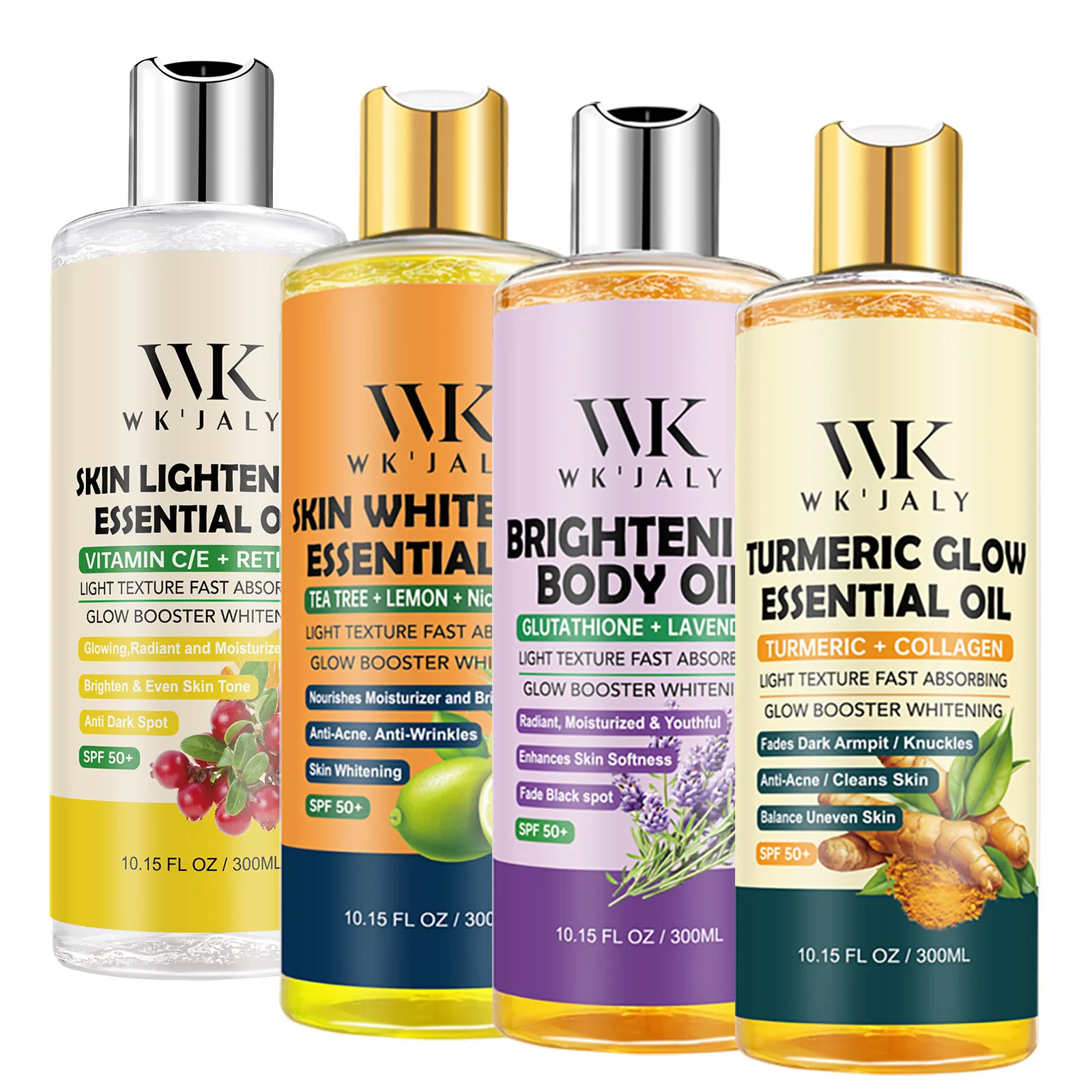 Huile pour le corps éclaircissante WK JALY, hydratation intense, hydratation, peau lisse, réduction des taches, mélanine, pour peaux foncées, noires, caramel 1 Huile pour le corps éclaircissante WK JALY, hydratation intense, hydratation, peau lisse, réduction des taches, mélanine, pour peaux foncées, noires, caramel 1