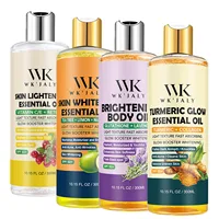 Huile pour le corps éclaircissante WK JALY, hydratation intense, hydratation, peau lisse, réduction des taches, mélanine, pour peaux foncées, noires, caramel 1