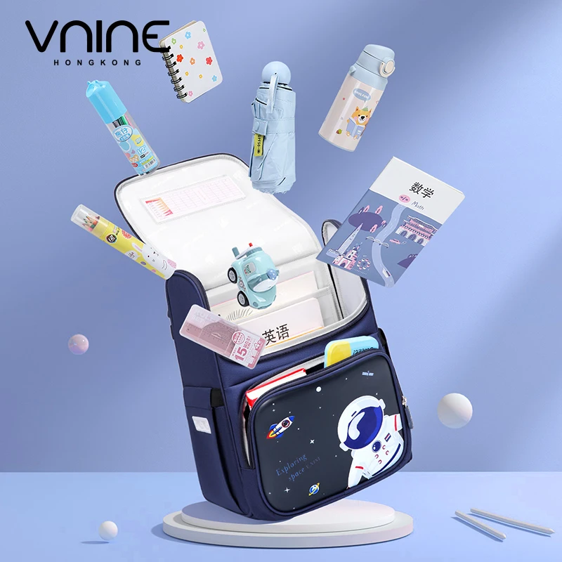 VNINE children's backpack for boys and elementary school students in grades one to six, super light and easy to reduce weight