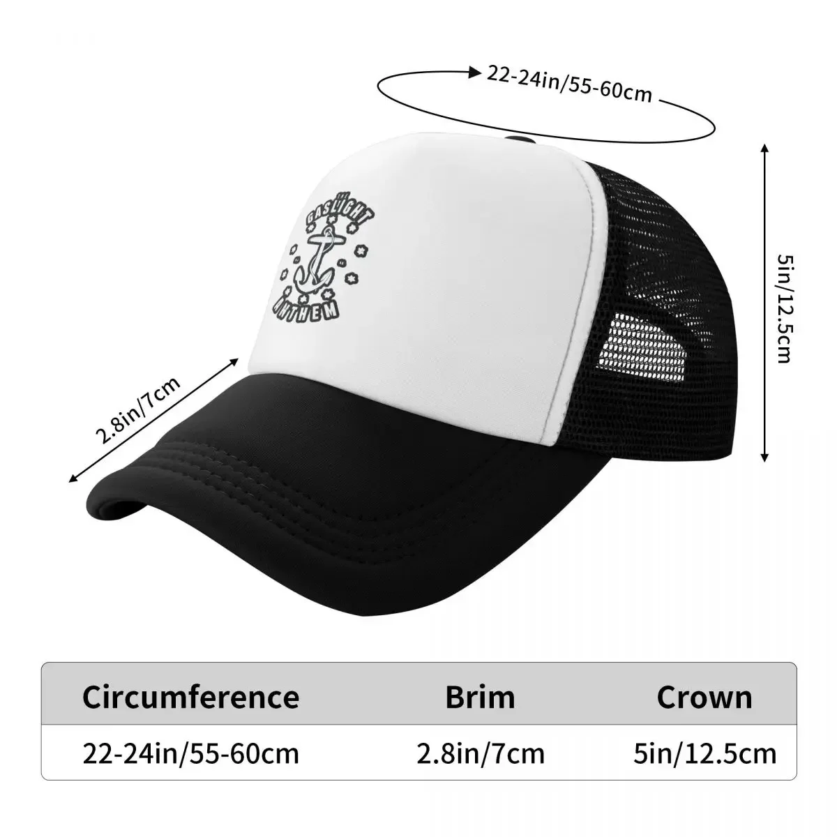 anchor Baseball Cap fashionable hard hat Golf Hat For Women 2024 Men's