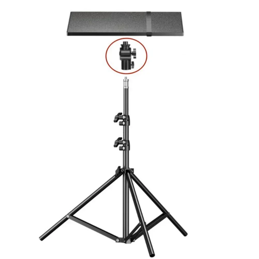 360&deg; Rotating Projectors Tray Adapter 5/8 Screw Projectors Stand Accessories Adjustable Bracket Durable Plastic Adapters audio adapter,projector stand,audio adapter set,turntable adapter