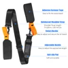 Ski Pole Carrying Strap Nylon Adjustable Ski Pole Shoulder Strap Skiboard Fixed Strap with Ant-Slip Pad Skiing Accessories 3