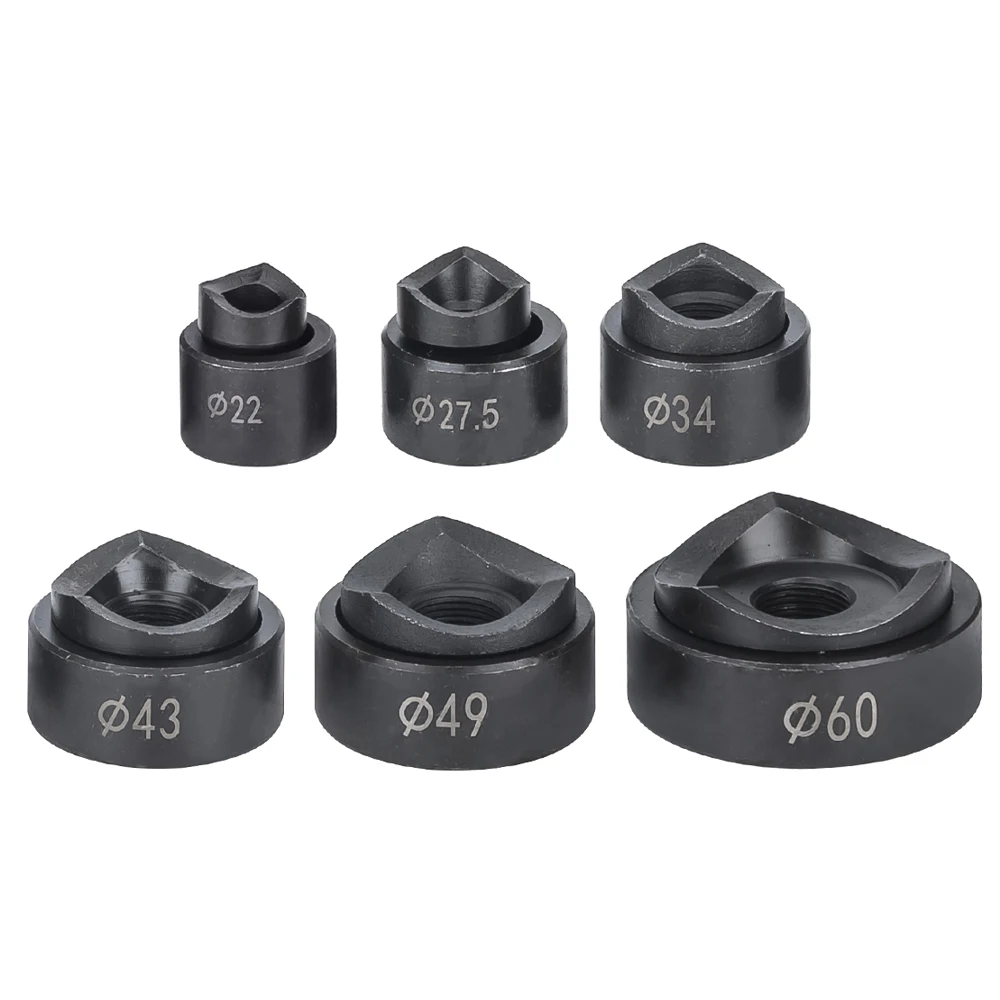 DOOROOM Hydraulic Hole Digger SYK-8 Hydraulic Hole Punch Tools 16-51mm Hole Manual Hydraulic Knockout Tool with 8A or 8B Mould 6