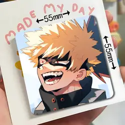 Katsuki Bakugou Anime Acrylic Fridge Magnet Set - Creative Decorative Stickers (Z5)