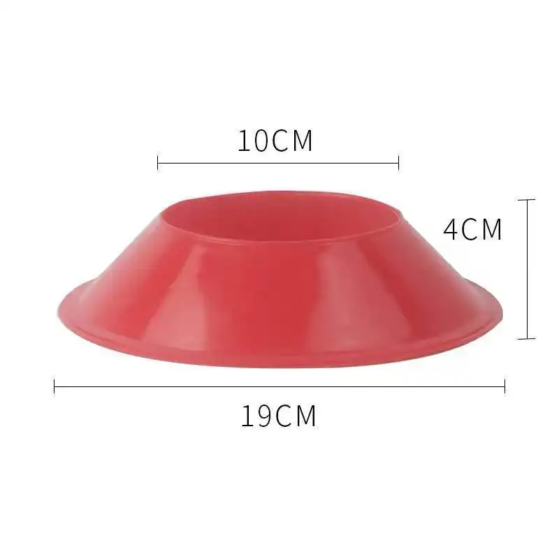 2/4 Pcs A Set Football Ball Holder Training Sign Dish Pressure Thickened Resistant Cones Marker Discs Outdoor Sports Accessory