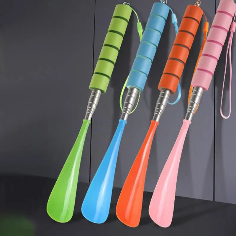 

Retractable Shoehorn Shoe Horn Stainless Steel Shoehorn Long Handle Shoehorn Durable Shoe Accessory Lifter Shoes Spoon Shoehorn