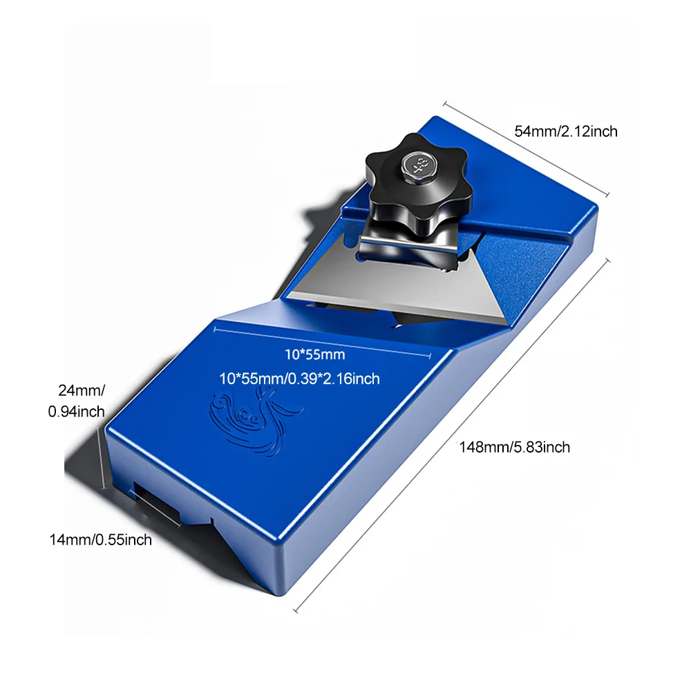 Woodworking Chamfering Machine Double Slot 45 Degree Trimming Tool Plasterboard Chamfer Tool Manual Planer