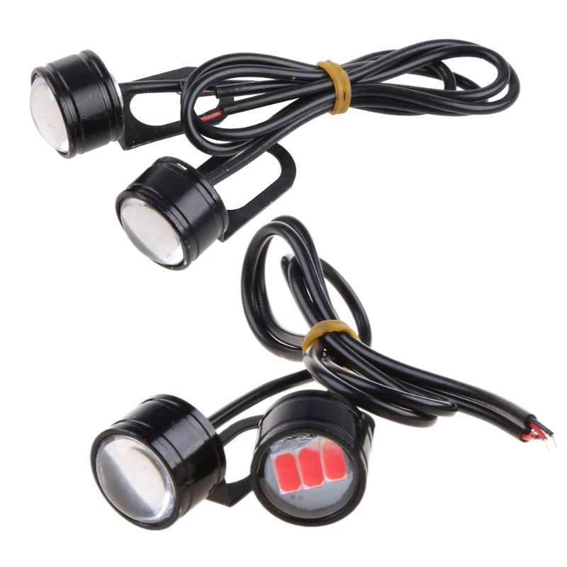 

2 шт. обновленная яркая лампа для мотоциклов, противотуманные фары, дополнительные фары 3LED 5 Вт GTWS