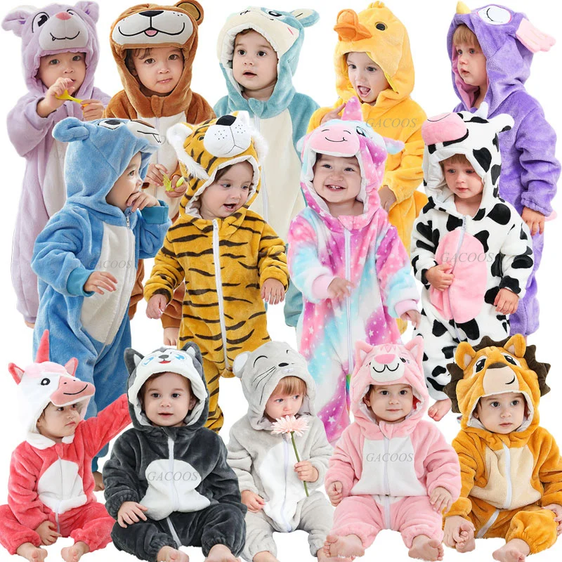 Mameluco para bebé de niños pequeños, ropa de invierno, Kigurumi, León, para niñas niños bebés, pijamas, monos _ - AliExpress Mobile
