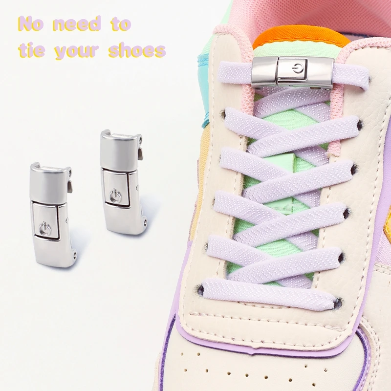 اضغط على أربطة الحذاء بدون أربطة بعرض 8 مللي متر ر...