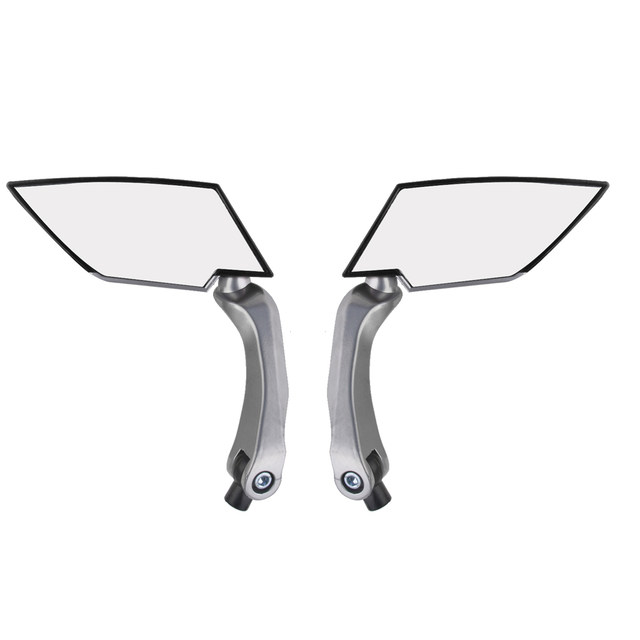 2 Packs Diamond Design Universal Motorcycle Rearview Side Mirror -Black 2 Packs Diamond Design Universal Motorcycle Rearview Side Mirror -Black