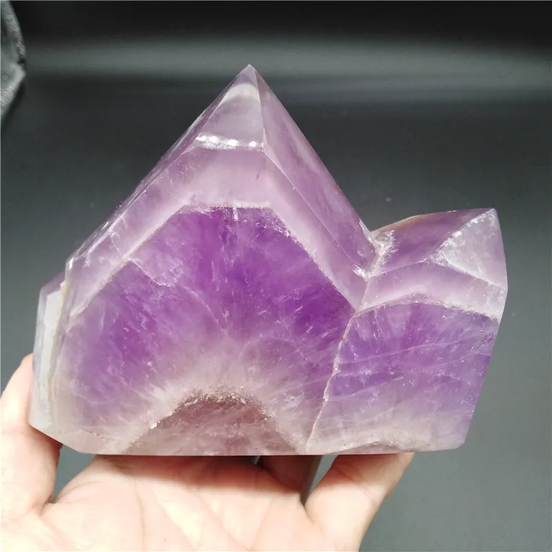 

1.06kg Natural Purple Amethyst Quartz Crystal Wand Point Obelisk Healing