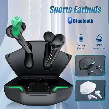 Wireless Headphones Game Bluetooth 5.0 Headset With HD Microphone Noise Reduction High Fidelity Bass Earphones For iPhone Xiaomi 1