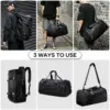 Likros Sports Gym Bag Travel Duffel Bag with Shoes Compartment for Men Women 40L Lightweight Foldable Duffel Bag Workout Bag 5