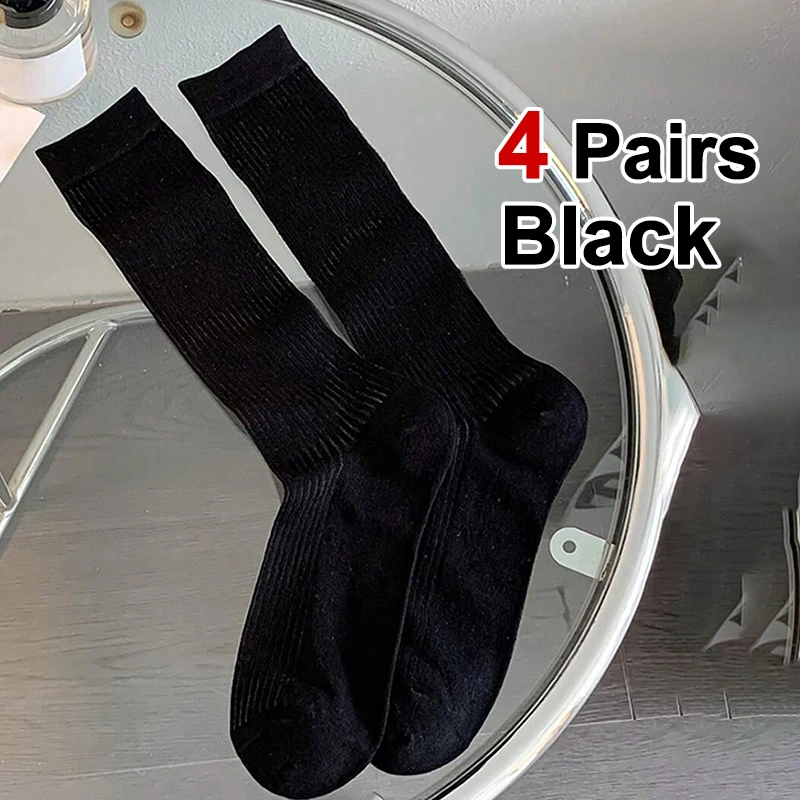 4 Pairs Black
