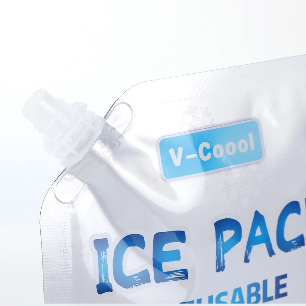 6Pcs Reusable Ice Packs Up To 48 Hours Gel Water Filled Ice Pack Long Lasting Gel Cooling Bag for Beach Road Trips