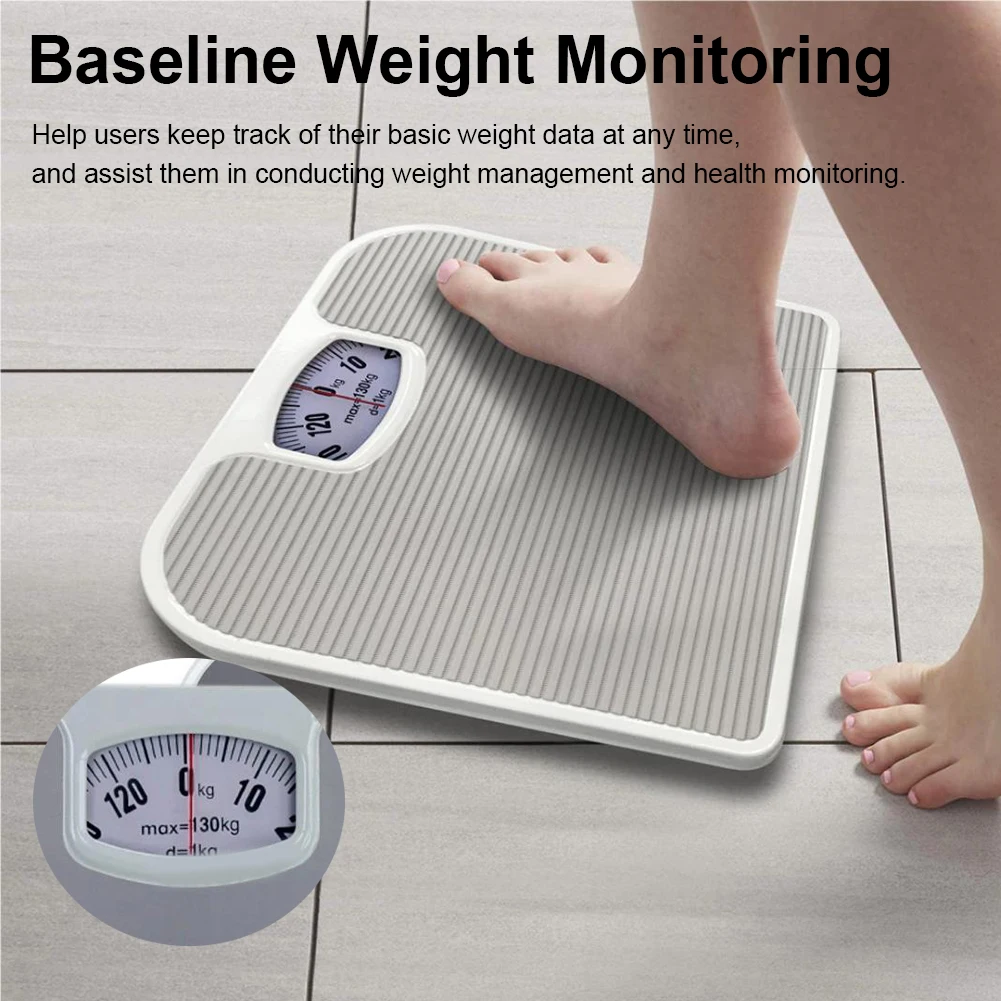 Portable Mechanical Scale Non Slip Pad Body Scales Reusable Weighing Tool Weight Management Health Monitoring_voghion.com