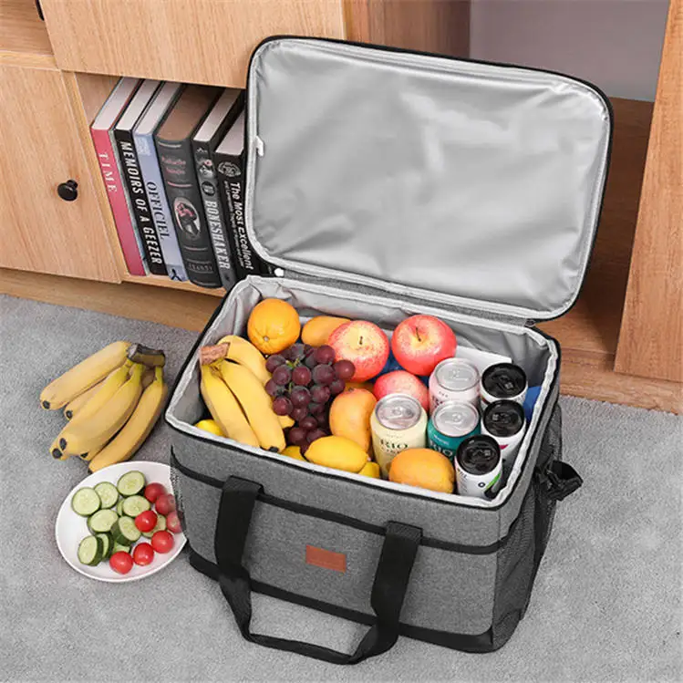 Bolsa de almuerzo portátil para el trabajo, bolsa térmica de comida,  duradera, aislante, organizador de paquetes de hielo, cesta de Picnic,  bolsas ecológicas - AliExpress