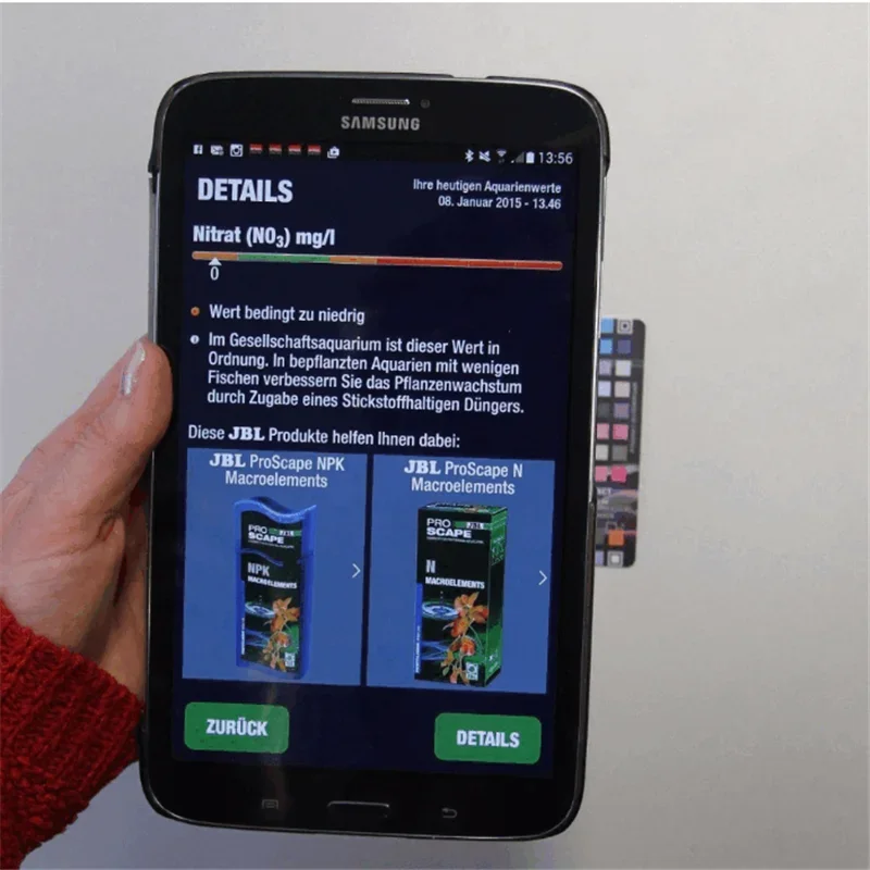 JBL Seven-in-one Strip Supplementary Article Analysis with Evaluation Via App Test Set for Aquarium