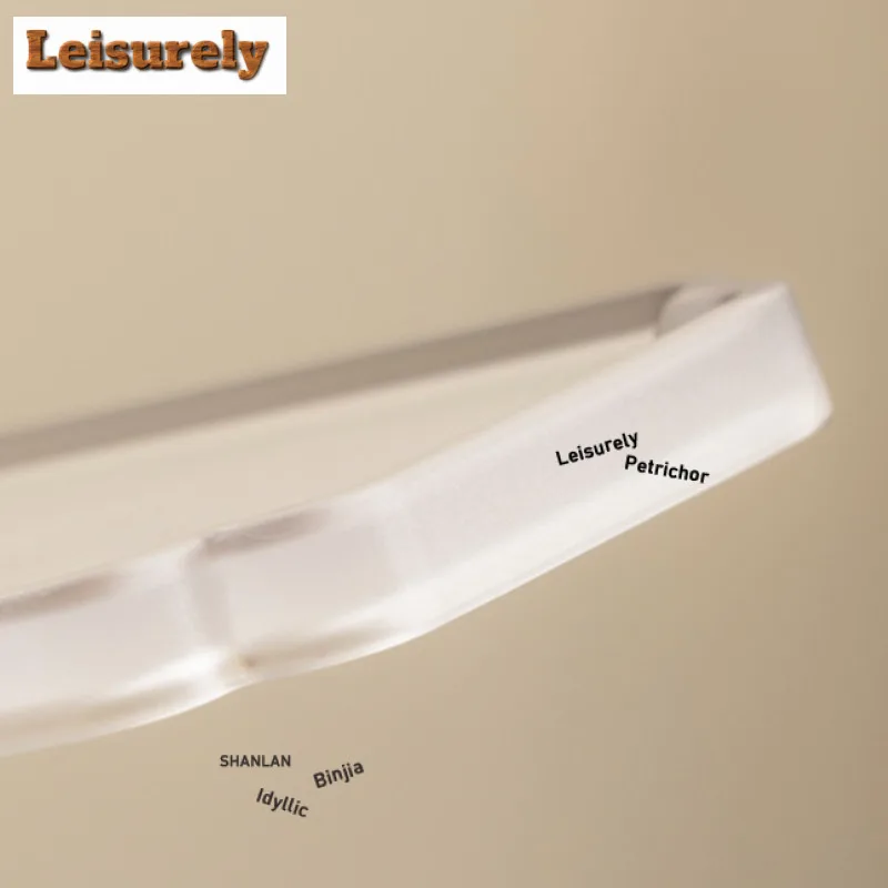 Azure Stone Color Hand-painted Tea Tray Afternoon Tea Dessert Plate Coffee Storage Board Teapot Support Dishes For Serving Craft