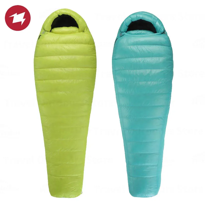 AEGISMAX SUMMIT1 Series Goose Down Sleeping Bag 12 Degrees 800FP Ultralight Outdoor Camping Hiking Sleeping Bag for Men & Women