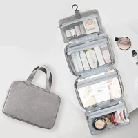 Waterproof Folding Handbag Large Hanging Hook Toiletry Bag Travel Makeup Cosmetic Razor Storage Organizer Case Bathroom Supplies 2