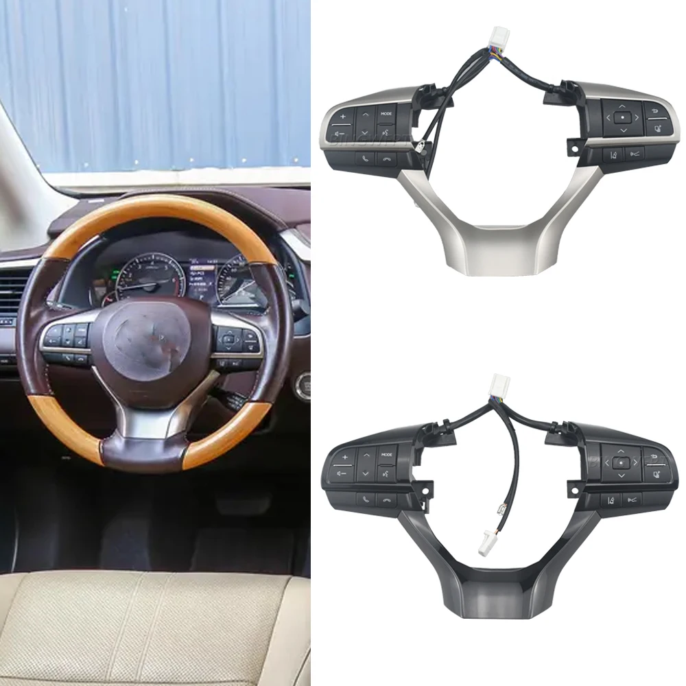 

New-Car Radio Control Button Steering Wheel Media Buttons Switch For 2016-2020 Lexus RX300 RX450 LM LX570 GX