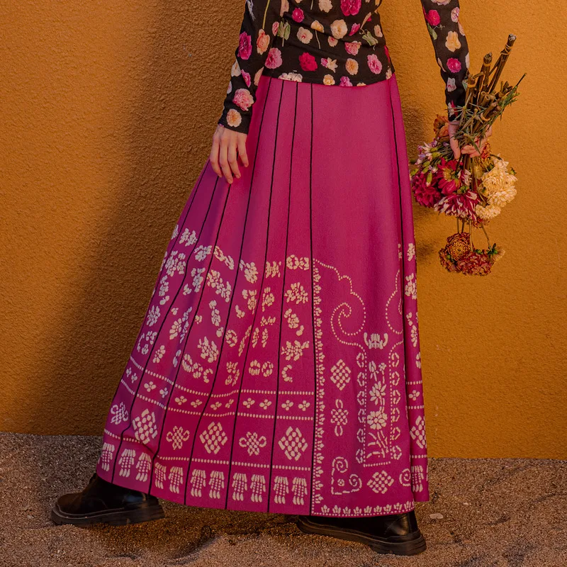 Рисунок 3 - Женская Жаккардовая юбка Hanfu