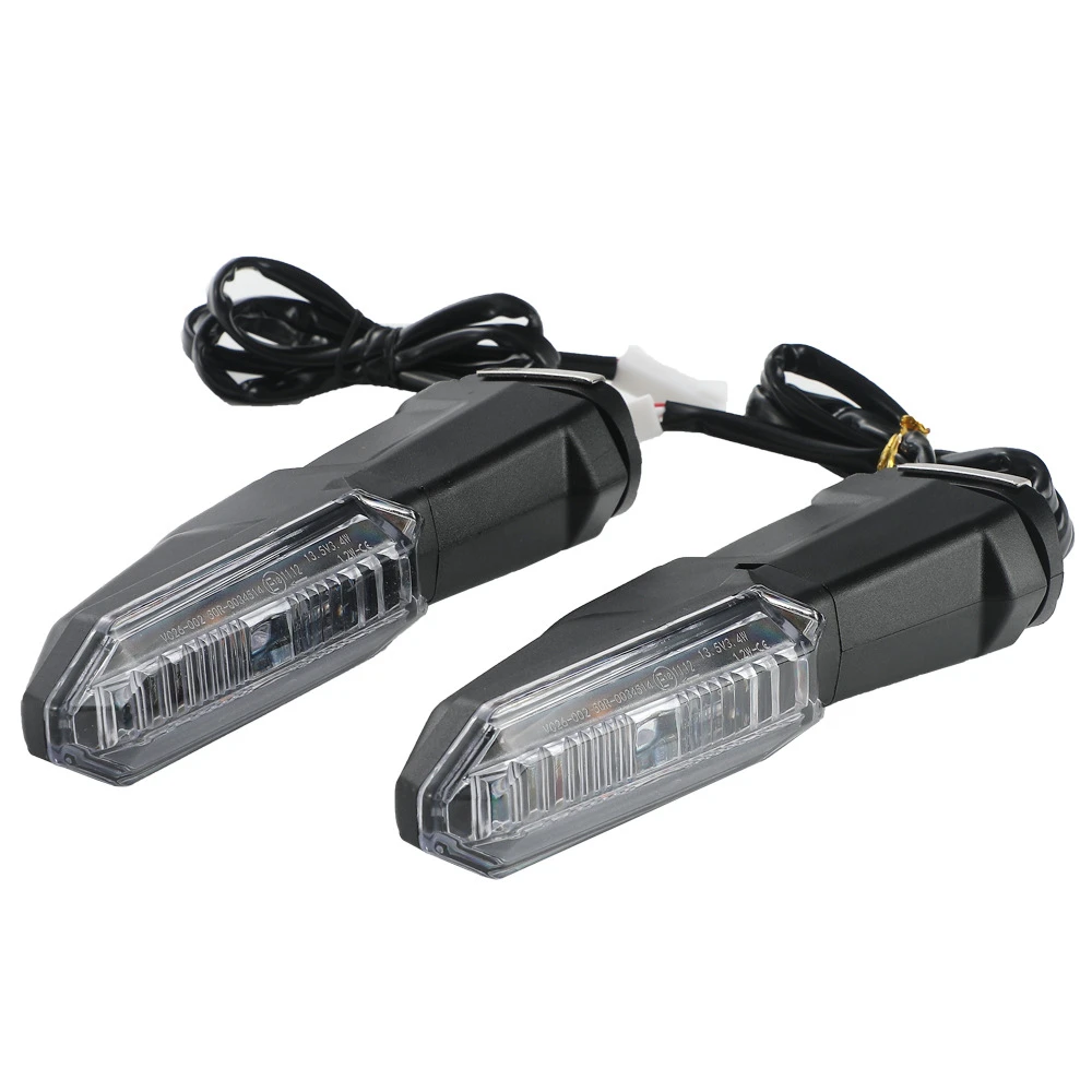 Indicatori Direzione LED Per Moto Kawasaki – Frecce Anteriori/posteriori Grigio Scuro, Compatibili Con Versys, Ninja, Z Series
