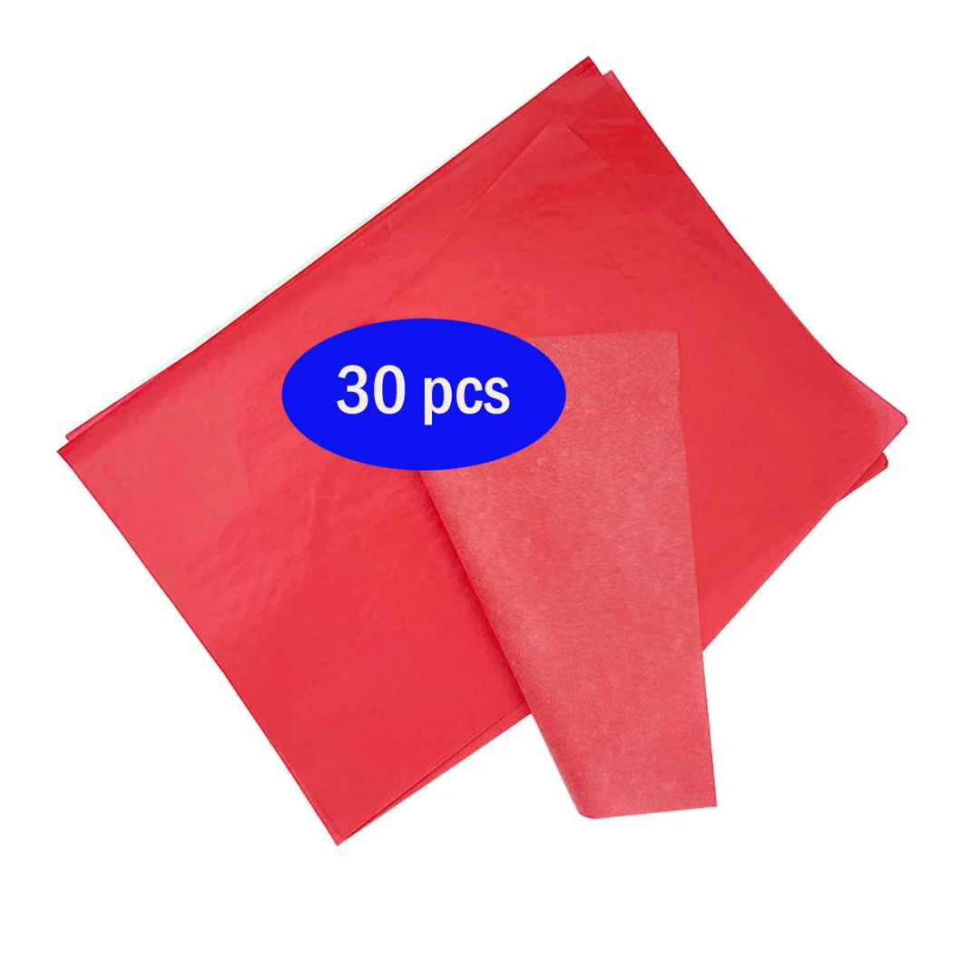 Transfer carbon paper A4 Size 30 pcs Red color Transfer Tracing Carbon Paper Drawing Patterns