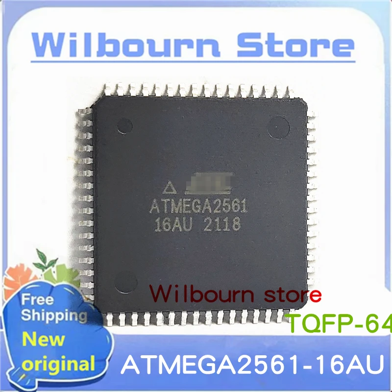 

1PCS/LOT ATMEGA2561-16AU ATMEGA2561-16AUR ATMEGA2561 16AU TQFP64 New original