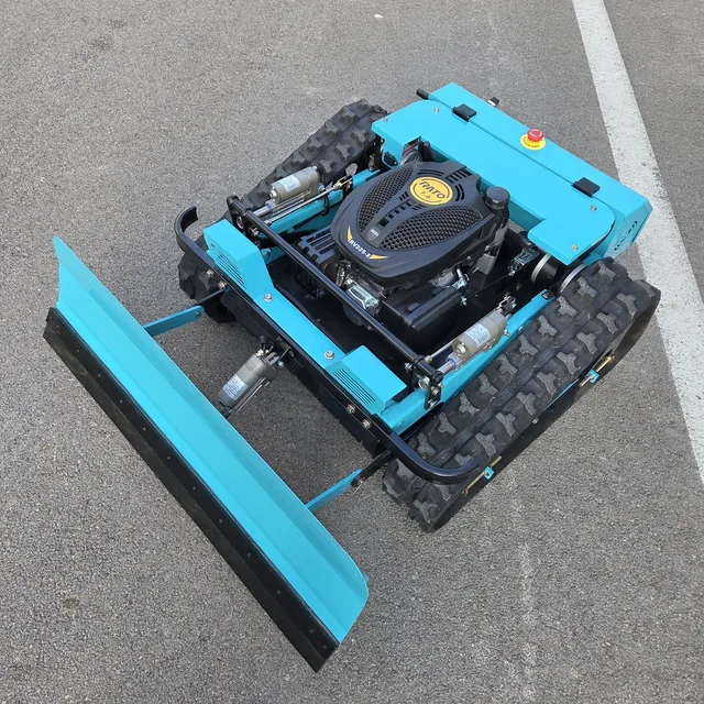 Winter snow shoveling special fully automatic remote control intelligent crawler orchard lawn smart lawn mower 2