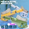 2L Electric Water Gun Large Capacity High-Pressure Automatic Shotting Water Gun Electric Water Blasters Summer Toys for Kids 2