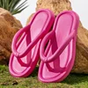 New Summer Concise Candy Color Ladies' Flip Flops For Women Cosy Slides Lithe Soft Seabeach Sandals Slippers Indoor Home Shoes 3