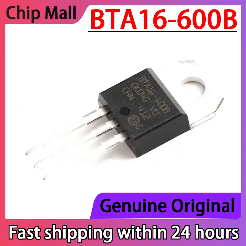 

5 шт BTA16-600B BTA16 совершенно новый двунаправленный Тиристор 16A600V TO-220 посылка